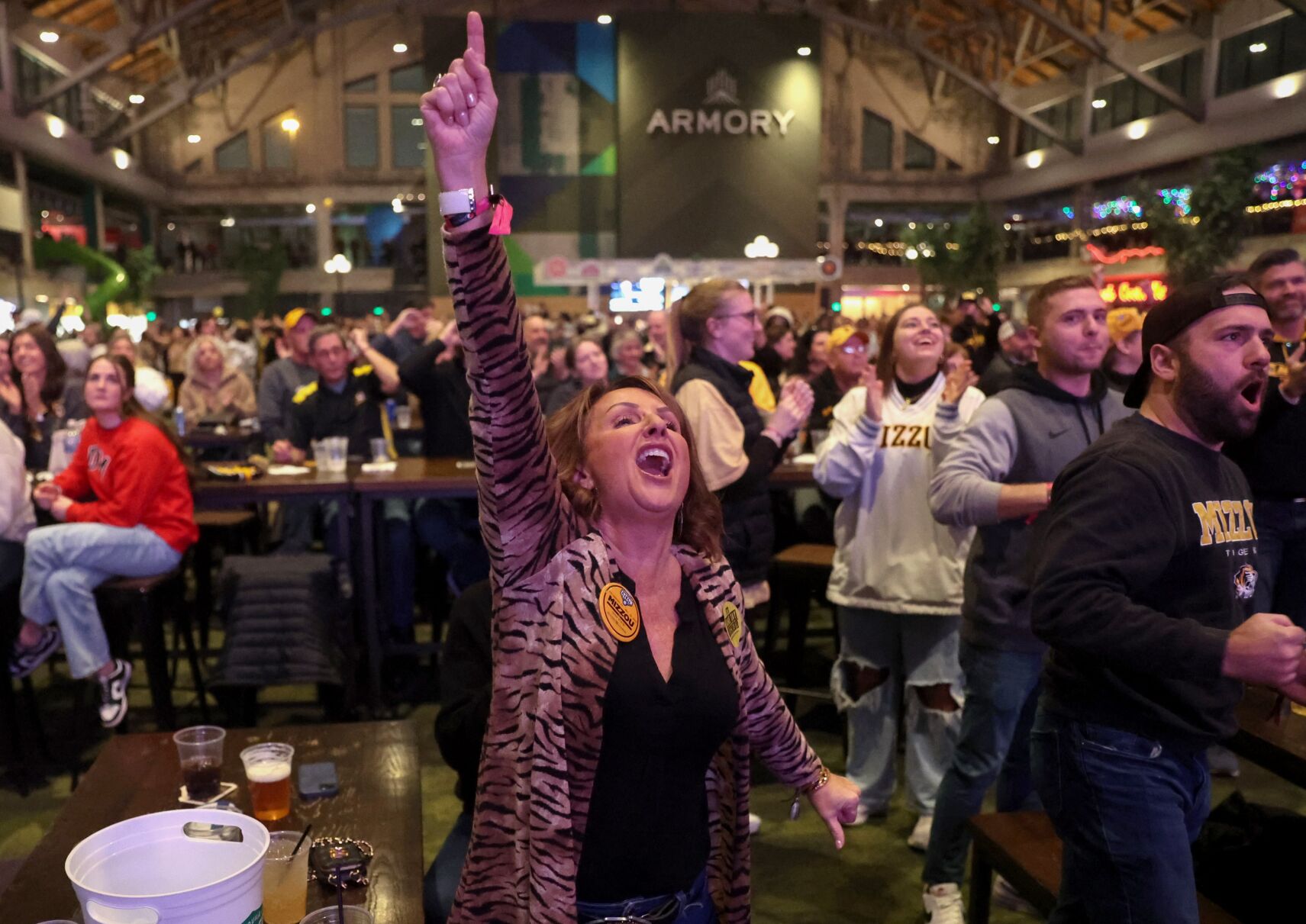 Mizzou fans gather to watch Cotton Bowl win
